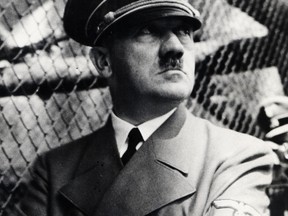 Adolf Hitler liked to present himself to the German people as a fairly good-looking individual with a determined attitude, as exhibited in this photo. (Files)