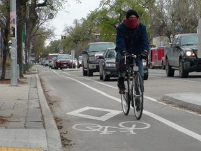 A city bike lane. (FILE PHOTO)