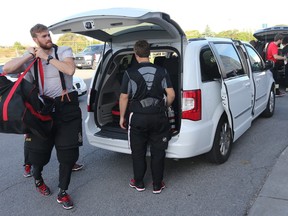 The Ottawa Senators rookies practiced at the Bell Sensplex on Thursday Sept 10, 2015. 
Tony Caldwell/Ottawa Sun/Postmedia Network