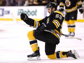 Boston Bruins forward Seth Griffith of Wallaceburg. (GREG M. COOPER/USA Today)