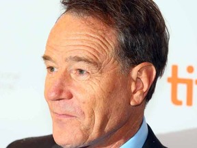 Bryan Cranston on the Red Carpet for movie Trumbo during the Toronto International Film Festival in Toronto on Friday September 11, 2015. Dave Abel/Toronto Sun/Postmedia Network