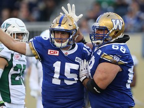 The Bombers are back on the winning track after Saturday's Banjo Bowl. (KEVIN KING/Winnipeg Sun)