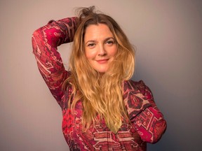 Drew Barrymore is pictured in a Toronto hotel room as she promotes "Miss You Already" during the 2015 Toronto International Film Festival on Sunday, Sept. 13, 2015. THE CANADIAN PRESS/Chris Young