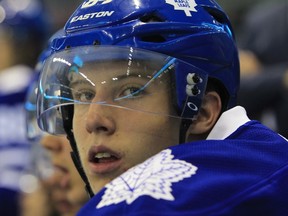 Toronto Maple Leafs draft pick Mitch Marner. (DAVE CHIDLEY/The Canadian Press)