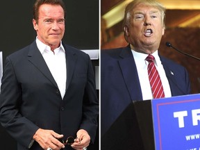 Arnold Schwarzenegger and Donald Trump (WENN.COM)
