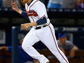 Andrelton Simmons of the Braves has 12 hits in his past 25 at-bats. (AP/PHOTO)