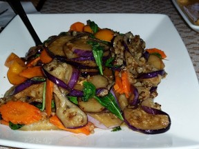 A tasty eggplant dish