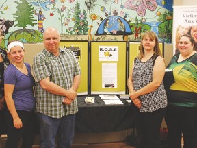 The R.O.S.E. Board of Directors are instrumental in helping people find ways to deal with suicide, they are Linda Sutherland (left to right, Tracey Kerr, Mike Robin, Cheryl Crickard, Christine Lajoie and Emma Taillefer.