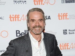 Actor Jeremy Irons attends the premiere for "High-Rise" at the Toronto International Film Festival at the Elgin Theatre on Sunday, Sept. 13, 2015, in Toronto. (Photo by Evan Agostini/Invision/AP)