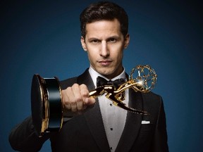 Andy Samberg hosts the Emmy Awards this Sunday (FOX photo)