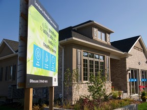 Sifton held a grand opening for their new net zero home in the cities west end, which serves as a test bed for a host of new energy saving ideas that allows the house over the course of a year to produce as much energy as it consumes. It was opened in London, Ont. on Tuesday September 15, 2015.
Mike Hensen/The London Free Press/Postmedia Network