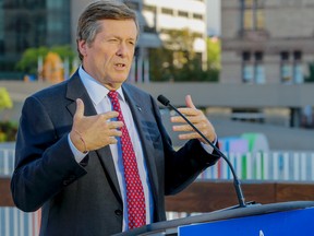 Mayor John Tory. (Dave Thomas/Toronto Sun)