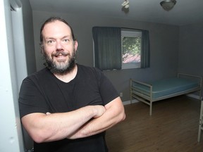 Jason Beaubiah, executive director of the Kingston Youth Shelter inside their new youth transition facility at 212 Yonge St. in Kingston on Tuesday. (Ian MacAlpine/The Whig-Standard)