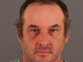 Frank Urban, 49, is shown in this Adams County, Colorado Sheriff's Office photo released on September 15, 2015. Urban, a hunter in Colorado, has been charged with firing a shotgun and wounding the pilot of an ultralight aircraft who was flying over a field where the alleged shooter was stalking doves, prosecutors said on Tuesday.    REUTERS/Adams County, Colorado Sheriff's Office/Handout