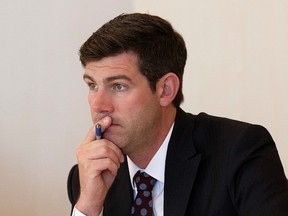 Edmonton Mayor Don Iveson takes part in an Executive Committee Meeting at City Hall, in Edmonton Alta. on Tuesday Aug. 18, 2015. David Bloom/Edmonton Sun