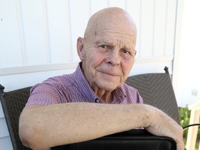 Ontario Hockey Association life member Bill Stobbs is a Chatham Sports Hall of Fame inductee. (MARK MALONE/The Daily News)