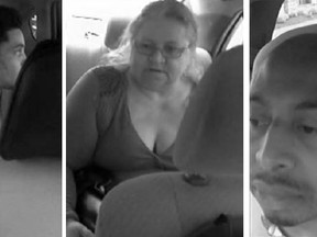OTTAWA - Sept 26, 2015 - Three suspects are wanted by police for allegedly swindling taxi drivers out of more than $1,000 in two fraud cases. (submitted photos)