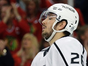 Defenceman Slava Voynov is leaving the Kings and will return home to Russia after pleading no contest to a misdemeanour charge of domestic violence against his wife in July. (Nam Y. Huh/AP Photo/File)