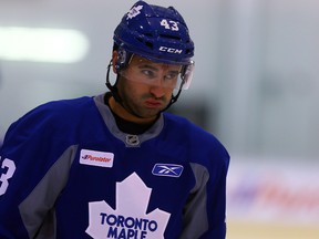 Nazem Kadri during Leafs training camp at the Mastercard Centre in Toronto on Sept. 19, 2014. (Dave Abel/Toronto Sun)