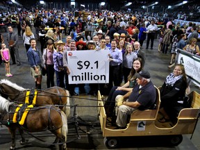 United Way London and Middlesex officials and volunteers announce this year’s campaign goal during their annual Harvest Lunch at Budweiser Gardens September 17, 2015. CHRIS MONTANINI\LONDONER\POSTMEDIA NETWORK