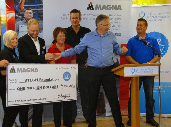 Magna donates $1 million toward Great Expansion at St. Thomas Elgin ...