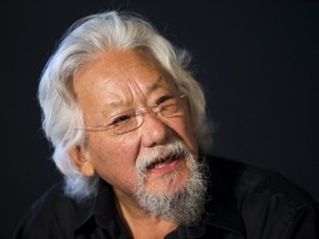 Environmental activist David Suzuki speaks during news conference to launch the "Leap Manifesto: A Call for a Canada Based on Caring for the Earth and One Another" in Toronto, September 15, 2015. The Leap Manifesto is a group consisting of activists, artists, and celebrities that call for strong environmental policy changes and initiatives. REUTERS/Mark Blinch