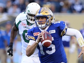Matt Nichols (above) and Greg Peach (not shown) have been great friends since their days at Eastern Washington. They later played together with the Edmonton Eskimos and now are reunited on the Blue Bombers.