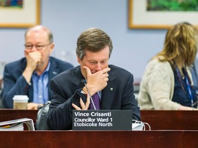 Mayor John Tory during the Economic Development Committee meeting at City Hall in Toronto on Friday, Sept. 18, 2015. (ERNEST DOROSZUK/Toronto Sun)