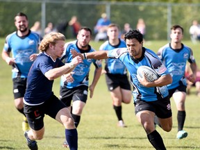 The Parkland Sharks’ senior men's rugby club needed a strong second half, but they were able to secure their fourth straight victory on Sept. 12 and book their ticket to the second round of the Edmonton Rugby Union’s Division 3 playoffs on Sept. 19. - Yasmin Mayne, Reporter/Examiner