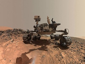 NASA's Curiosity Mars rover.  REUTERS/NASA/JPL-Caltech/MSSS/Handout