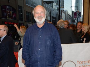 Director Rob Reiner attends a photo call for "Being Charlie" at the Toronto International Film Festival at the Winter Garden Theatre  in Toronto. (Evan Agostini/Invision/AP)