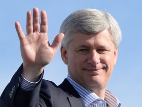 Prime Minister Stephen Harper departs from Calgary Friday, Sept. 18, 2015. THE CANADIAN PRESS/Ryan Remiorz