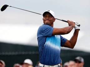 Tiger Woods, seen here competing in the 2015 PGA Championship in August, is out for the remainder of the golf season after undergoing another surgery on his back. (Brian Spurlock-USA TODAY Sports)