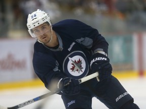 NHL Winnipeg Jets #55 Mark Scheifele on the ice during training camp.  Saturday, September 19, 2015.  Sun/Postmedia Network