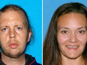 These undated identification photos released Friday, Sept. 18, 2015 by the Suffolk County District Attorney's Office show Michael McCarthy and Rachel Bond. (Suffolk County District Attorney's Office via AP)