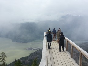 Even on a misty day, the views of Stawamus Chief Mountain are fabulous. VICTORIA REVAY/Postmedia Network