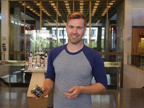 Chris Kirouac, a beekeeper with Beeproject Apiaries, welcomes the city's move toward allowing the practice at downtown rooftops and ground-level sites. (JOYANNE PURSAGA/Winnipeg Sun)