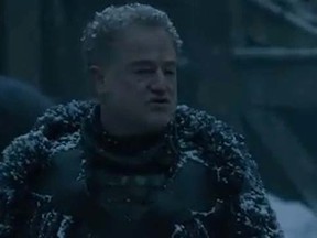 Actor Owen Teale in a scene from Game of Thrones. (YouTube screen shot)