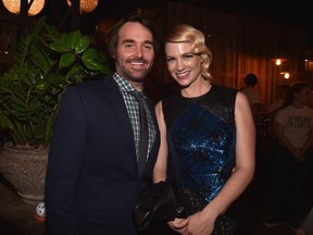 Actors Will Forte and January Jones attend the after party for the premiere of Fox's "The Last Man On Earth" at on February 24, 2015 in Los Angeles, California.  Alberto E. Rodriguez/Getty Images/AFP