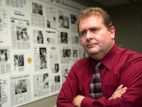 Steve Pellarin the executive director of the London Small Business Centre in London, Ont. on Wednesday May 27, 2015. (Mike Hensen/The London Free Press/Postmedia Network)