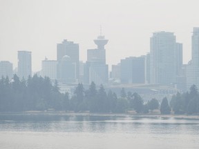 The coast at Burrard Inlet in Vancouver, B.C., on Monday July 6, 2015. A University of Victoria professor says Vancouver should be preparing for a "monster" El Nino weather system in the coming months. THE CANADIAN PRESS/Darryl Dyck