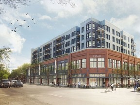 Concept art of the new Raymond Block, 10455 82 Avenue. (wexforddevelopments.com/location/raymond-block-whyte-avenue/)