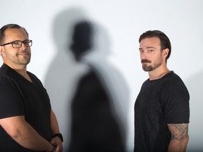 Chris Nowakowski and Steven Domjancic launched London?s Gotham Studios this year. (DEREK RUTTAN, The London Free Press)