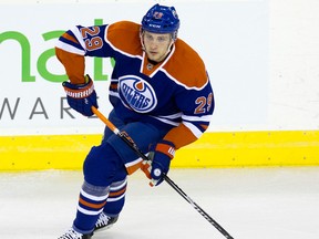 Leon Draisaitl scored a goal in Monday's split-squad preseason game against Calgary at Rexall Place. (David Bloom, Edmonton Sun)