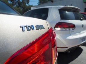 A 2015 Volkswagen Passat with the TDI Clean Diesel motor is offered for sale at a dealership on September 22, 2015 in Evanston, Illinois. The Environmental Protection Agency (EPA) has accused Volkswagen of installing software on nearly 500,000 diesel cars in the U.S. to evade federal emission regulations. The cars in question are 2009-14 Jetta, Beetle, and Golf, the 2014-15 Passat and the 2009-15 Audi A3. As many as 11 million cars worldwide could be affected by the deception.