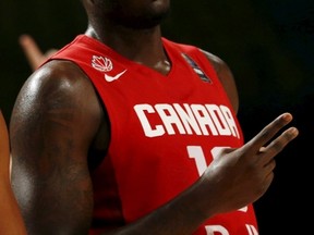 Canada's Anthony Bennett during their 2015 FIBA Americas Championship basketball game against Dominican Republic at the Sports Palace in Mexico City, September 9, 2015. (REUTERS/Henry Romero)