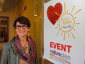Shannon Brown, the community engagement co-ordinator for the Tett Centre for Creativity and Learning, says she is very excited about Culture Days this weekend. Including dancing, art, music and more, Culture Days events will take place throughout the city. (Julia McKay/The Whig-Standard)