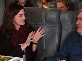 Anne Hathaway and Robert De Niro in a scene from The Intern. (Courtesy of Warner Bros. Pictures)
