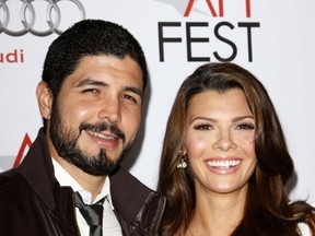 Ali Landry and her husband director Alejandro Gomez Monteverde. (WENN.COM)