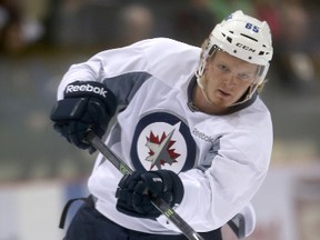 Axel Blomqvist was one of eight players assigned to the Manitoba Moose on Thursday.